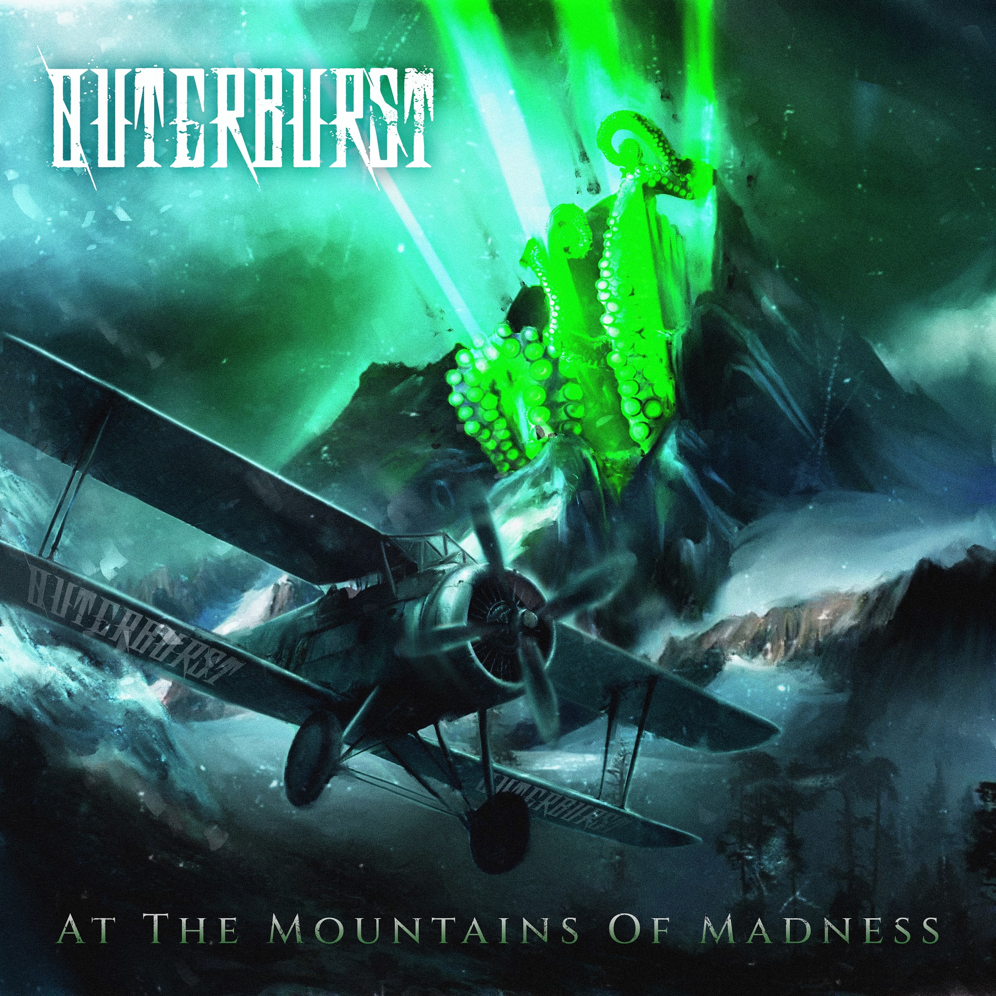 Outerburst - At The Moutains Of Madness (2024) cover artwork